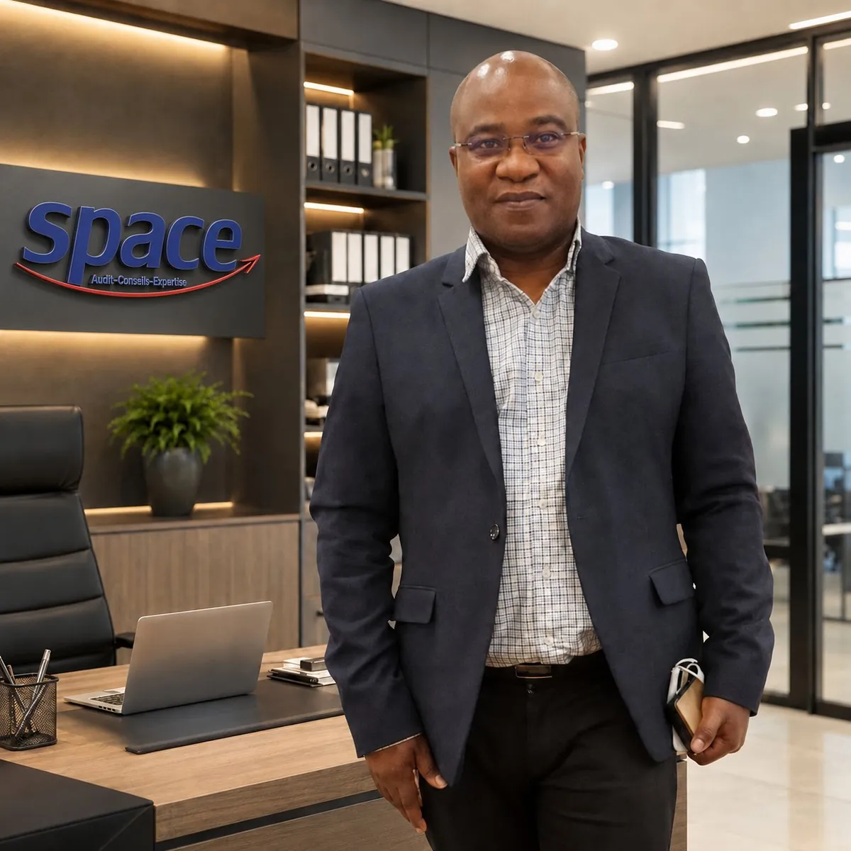 Simon Pemont, Associé-Gérant de SPACE, dans les bureaux du cabinet